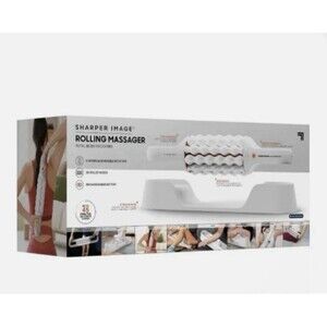 Sharper Image Rolling Massager Total Body Recovery 6 Speeds, (Open box)